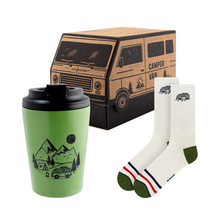 Gift Set Camper Socks + Thermal Mug