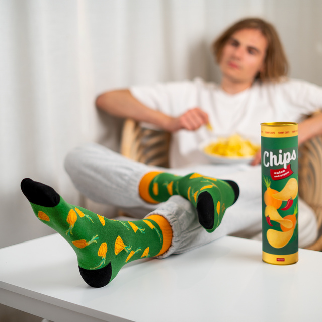 Skarpetki Chipsy w Tubie 3-pak