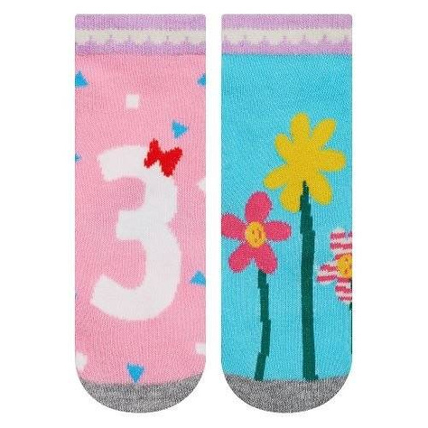 Colorful SOXO baby socks mismatched numbers 3