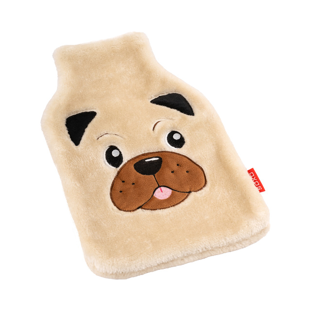  Hot water bottle SOXO dog, pug 1.8 L