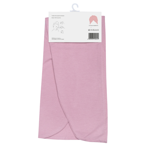 MOMO WAY bath turban powder pink | towel 