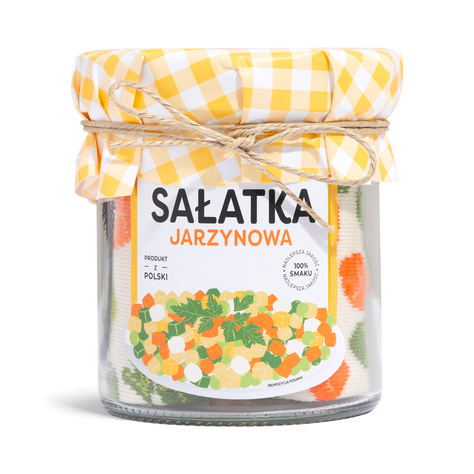 SOXO GOOD STUFF women's socks vegetable salad in a jar