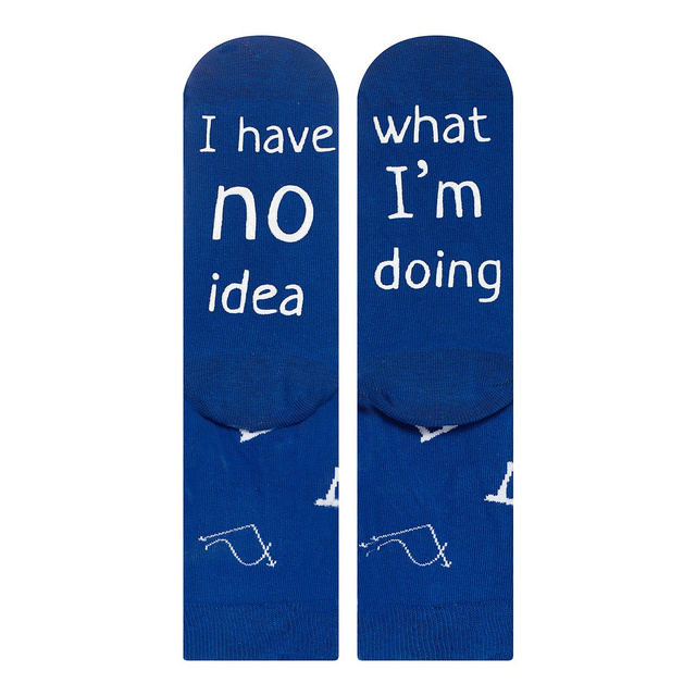 Set of 3x SOXO long men's socks with inscriptions gift