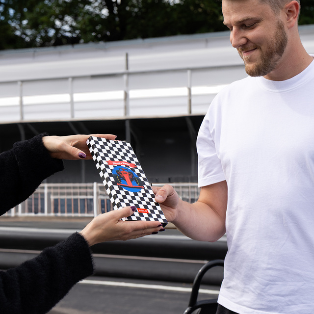 Formula 1 Greeting Card Socks