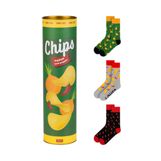 Chips Socks in a Tube 3-Pack
