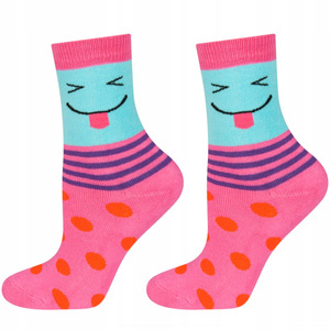 Children's SOXO socks, happy faces