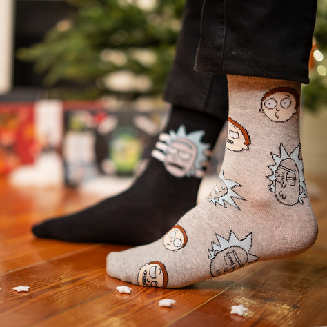 Rick and Morty advent calendar Set of 6x SOXO men's socks