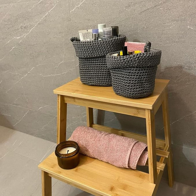 Bathroom Baskets 2-Pack
