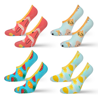 Ankle Socks with Silicone 4-Pack
