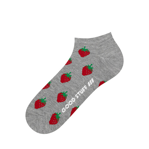 Colorful women's socks SOXO GOOD STUFF funny strawberry