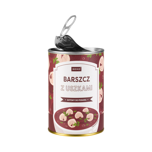 Men's boxer shorts Red borscht in a can SOXO | Perfect for a gift | Boy's Day | Funny cotton panties