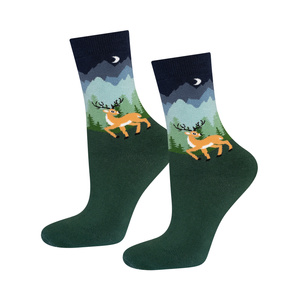 Men's and women's Soxo socks with deer motif - 3 pairs