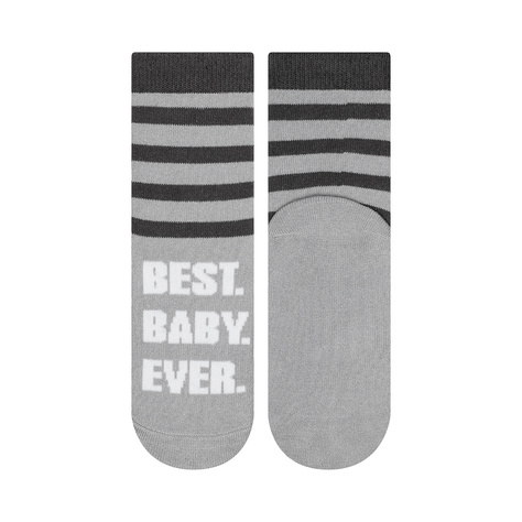 A set of socks for dad and child SOXO cotton gift with inscriptions