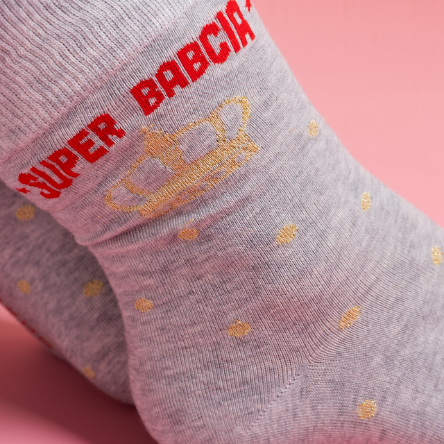 Super Granny Greeting Card Socks 