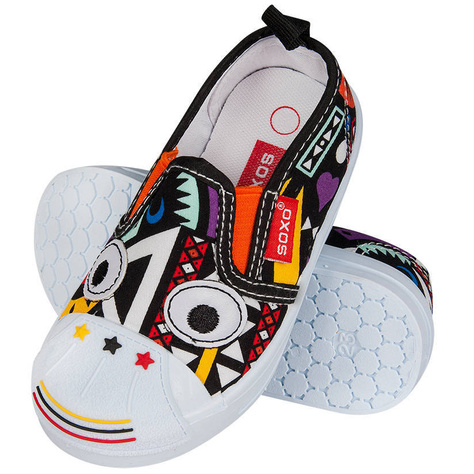 Colorful SOXO children's sneakers with patterns