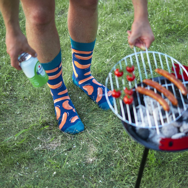 Chicken Sausages Socks in a Can