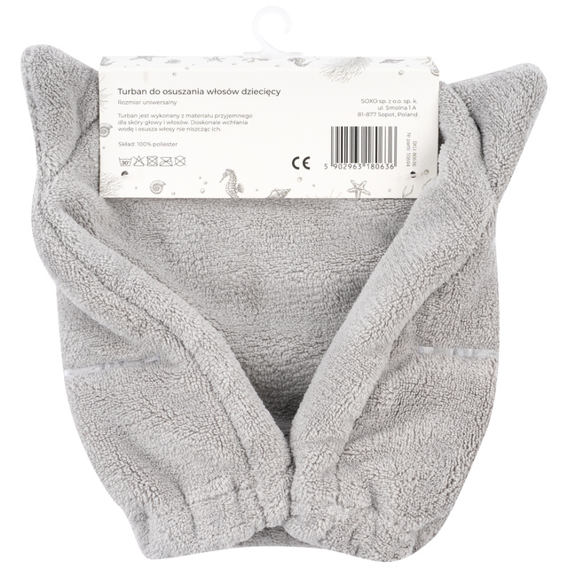 Children's bath turban MOMO WAY cat | towel