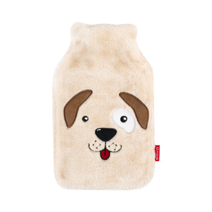 LARGE hot water bottle 1.8l SOXO heater in a plush cover  Dog idea for a gift