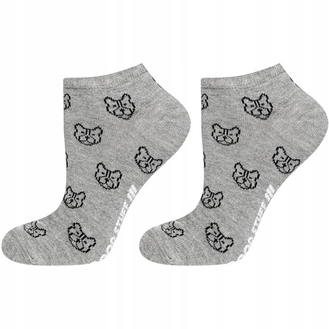 Colorful men's socks SOXO GOOD STUFF cotton bulldogs