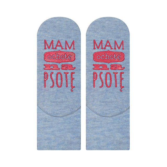 Children's socks SOXO with Polish inscriptions 