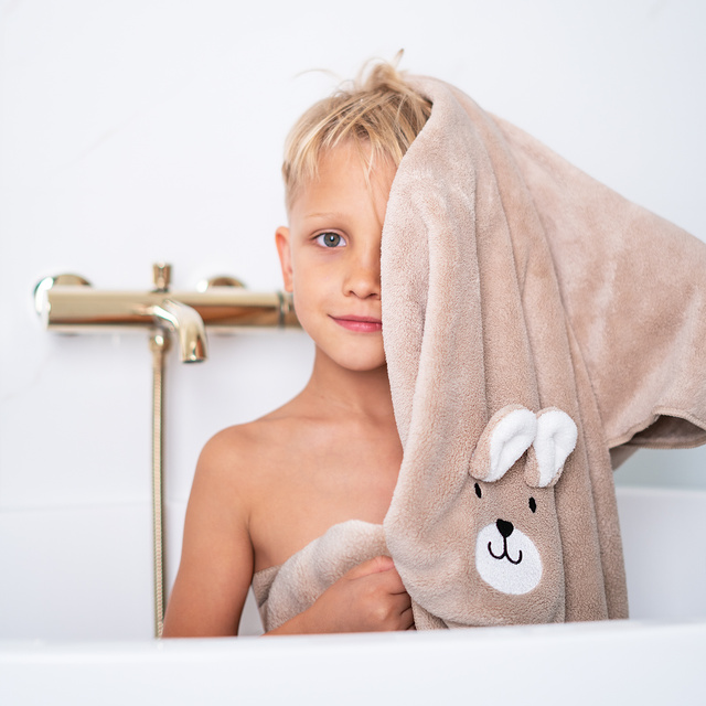 MOMO WAY 140x70 cm teddy bear bath towel