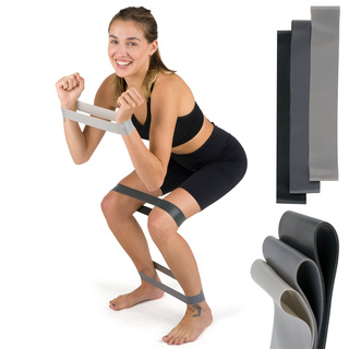Resistance Bands Grey 3-Pack