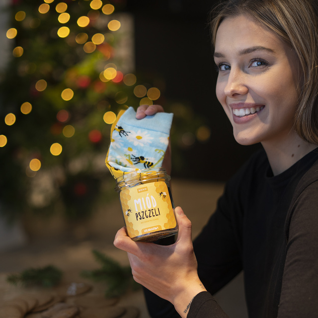 Honey Socks in a Jar
