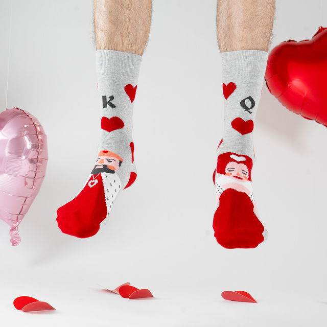 King and Queen Socks