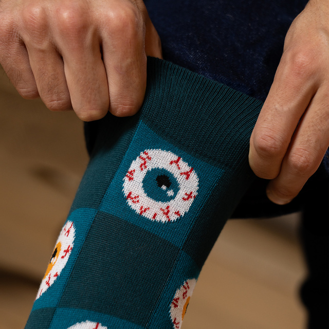 Men's socks SOXO ghost and eyes