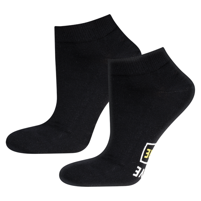 Black men's SOXO socks with funny inscriptions gift