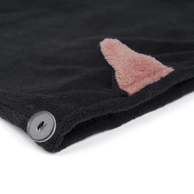 MOMO WAY black cat bath turban | towel