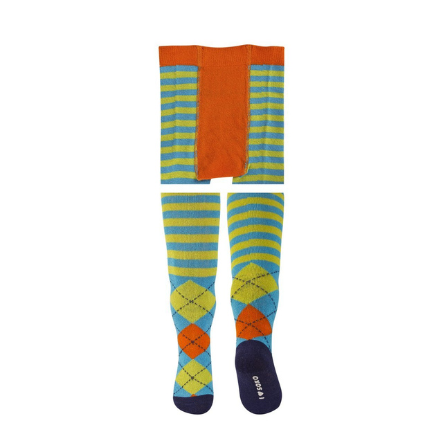 SOXO Infant tights with ABS - geometric patterns