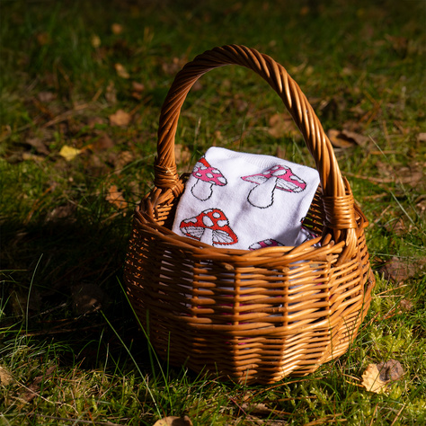 Women's socks SOXO mushrooms - 2 pairs