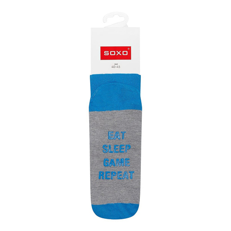 Men's SOXO socks with funny text gift