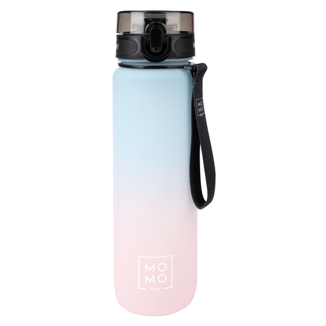 MOMO WAY Water bottle blue and pink | ideal for travel | BPA free | Tritan