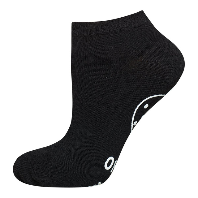 Black SOXO men's socks with funny polish inscriptions