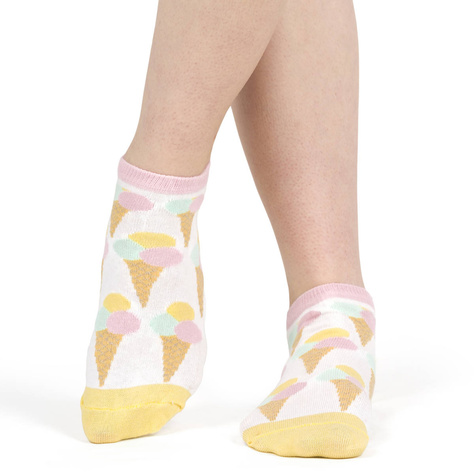 Colorful women's socks SOXO GOOD STUFF funny ice cream