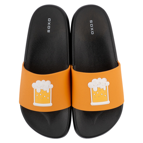 Comfort Women's and Men's Beach Flip-flops SOXO Beer | Perfect for Beach Holidays and Swimming Pool | Rubber