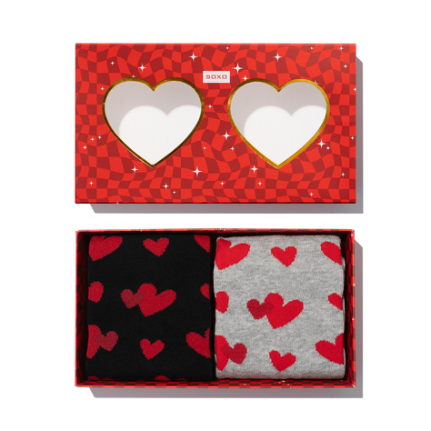 Men's Socks SOXO Hearts - 2 Pairs