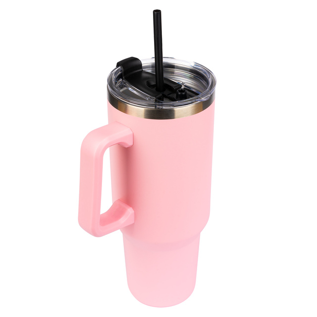 Momo Way 1200ml thermal mug pink