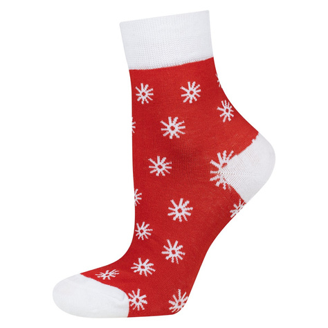 Set of 2x Colorful SOXO GOOD STUFF women's Christmas socks