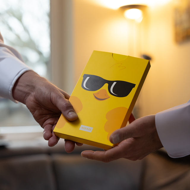 Chicken Greeting Card Socks