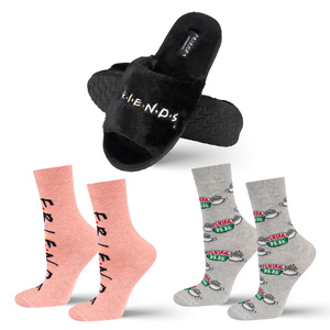 Women's SOXO slippers and women's socks Friends series