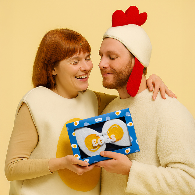 Men's socks SOXO hard-boiled egg