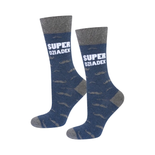 SOXO men's socks super grandpa