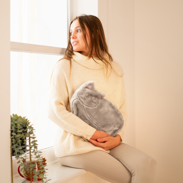 Cat Hot Water Bottle 1.8 L
