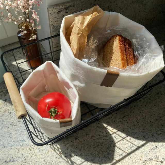 Bathroom Baskets Beige 3-Pack
