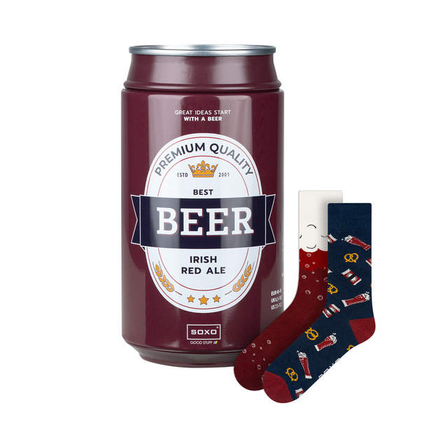 Beer Socks in a Can Irish Red Ale