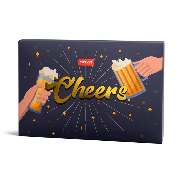 Set Cheers Socks 2-Pack + Bottle Opener