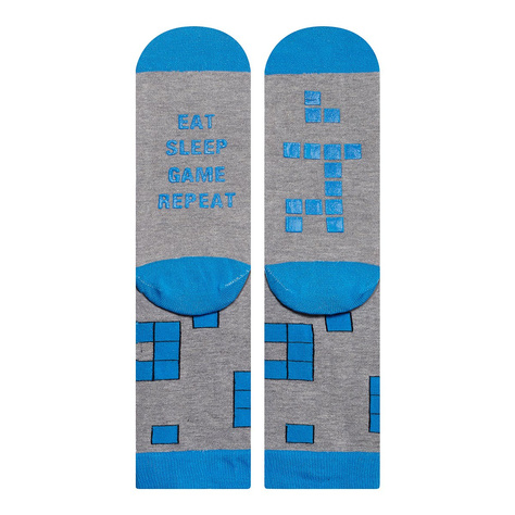 Set of 3x SOXO long men's socks with inscriptions gift